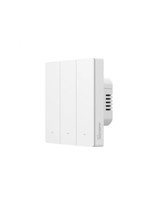 Resigilat Întrerupător inteligent Sonoff ZBM5-3C-86W, 3 canale, 10A, Zigbee , Alb - Img 4