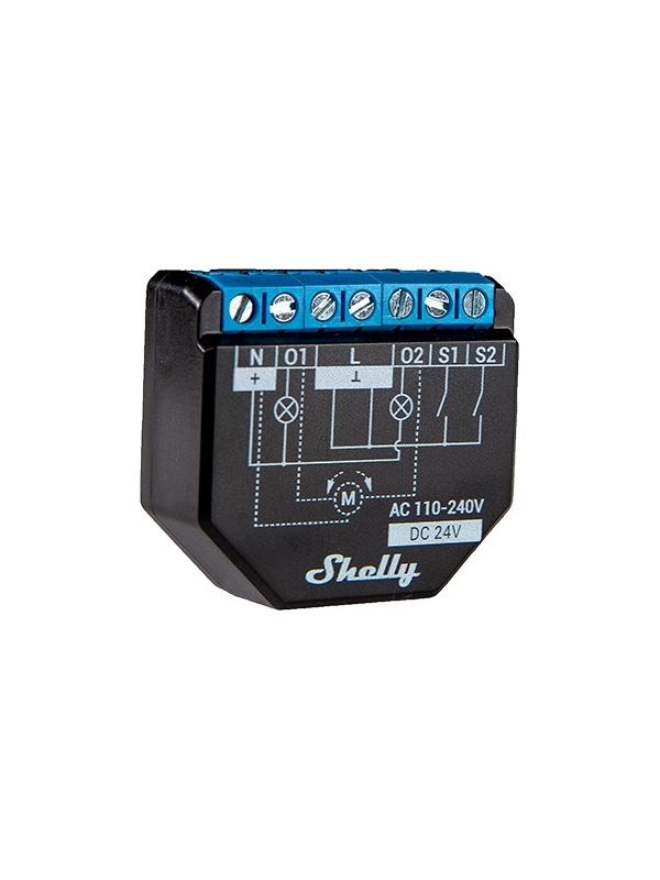 Shelly Plus 2PM - 2-channel smart relay with energy meter, WiFi, app control, compatible with Amazon Alexa, Google Assistant and Home Assistant - Img 5