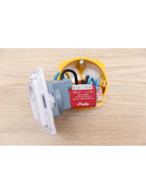 Shelly Qubino Qubino Wave 1PM Mini intelligent relay, with consumption metering, 1 channel, 8A, Z-Wave - Img 3