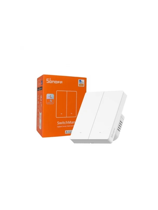 Smart Switch Sonoff ZBM5-2C-80W, 2 Kanäle, 10A, Zigbee, Weiß - Img 5