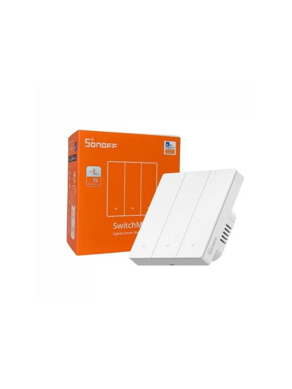Smart Switch Sonoff ZBM5-3C-86W, 3 Kanäle, 10A, Zigbee , Weiß - Img 5