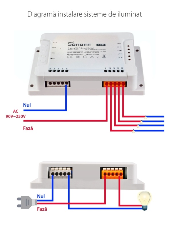 Sonoff 4-Kanal-Wi-Fi-Funkrelais 4CH R3 - Img 6