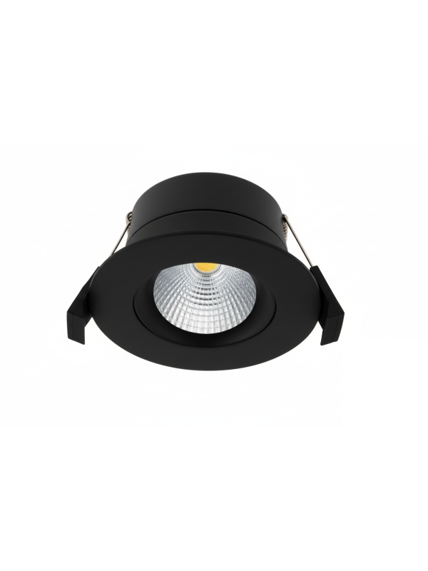 LightSolutions Hilux DS8 Black – LED-Einbaustrahler, minimalistisches Kontrastdesign, hohe Leistung und mattschwarze Oberfläche - Img 3