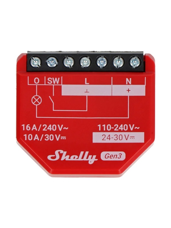 Packung mit 2 Shelly 1PM Gen3 1PM-Relais - Img 3