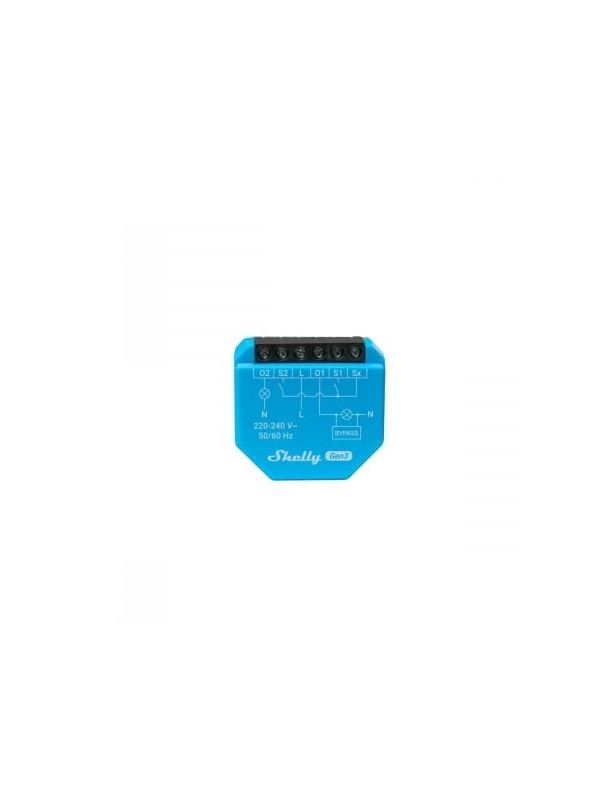 Resigilat Releu Inteligent Shelly 2L, 2 canale, nu necesita NUL, integrare Home Assistant, Matter - Img 3