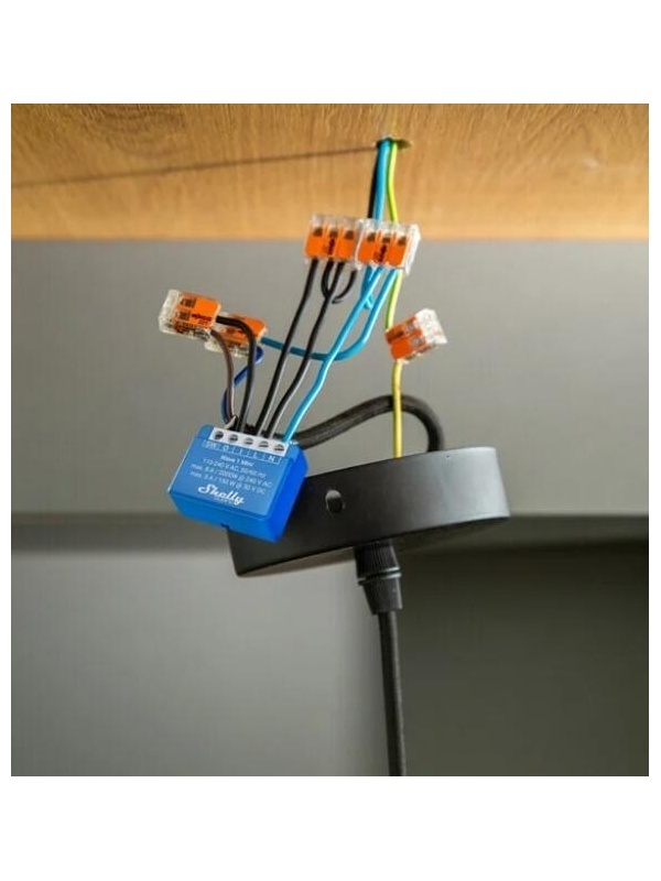 Resigilat Releu inteligent Shelly Qubino Wave 1 Mini, 1 canal, 8A, Z-Wave, contact uscat, Z-Wave - Img 3