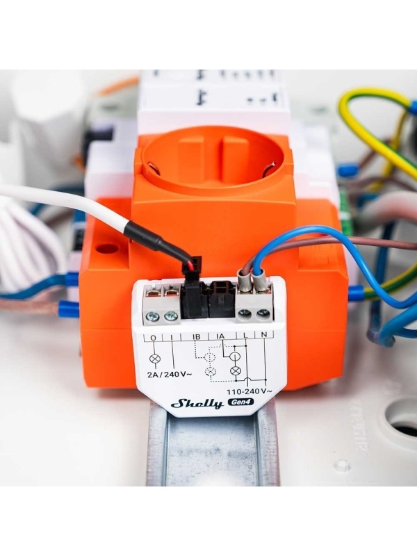 Resigilat Shelly EM Gen4 – Contor Inteligent de Energie Monofazat, Generația 4, 2 Canale cu Transformatoare de Curent (CT), Releu Integrat, Wi-Fi, Bluetooth și Zigbee 3.0, Pregătit pentru Matter - Img 4