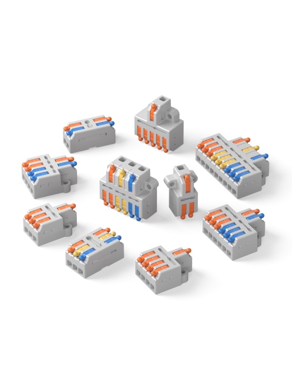 Resigilat Sonoff Quick Wire Connectors D1-2 – Conectori Rapizi pentru Cabluri Electrice, Tip Pârghie, 2 Căi - Img 2