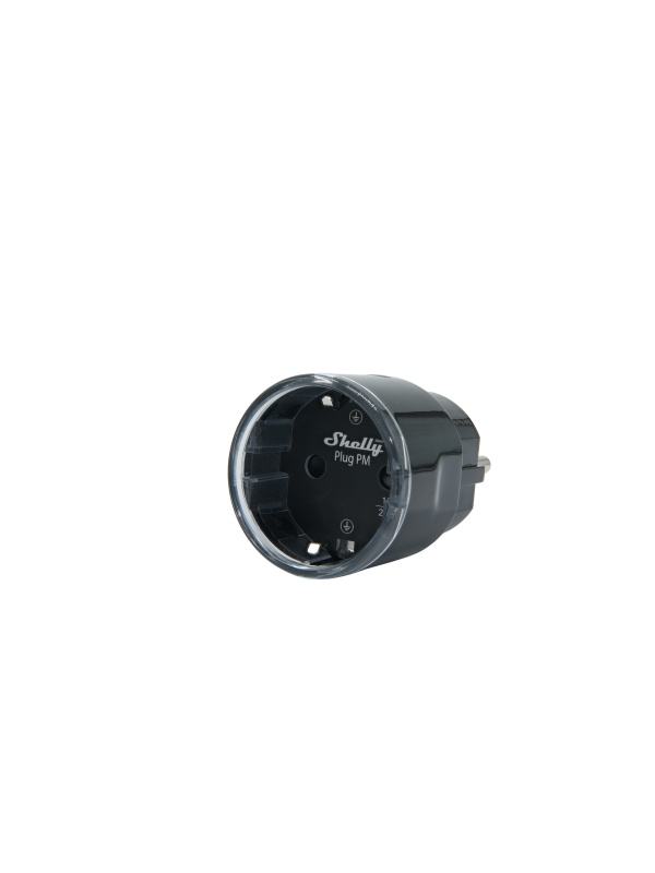 Shelly Plug PM Gen3 Schwarz - Smart Plug mit Stromüberwachung, Wi-Fi &amp; Bluetooth, 2500W, neue Generation Gen3 - Img 2