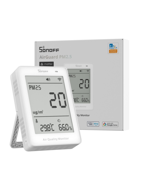 SONOFF AirGuard PM2.5/PM10 – Monitor inteligent al calitatii aerului cu Matter over Wi-Fi (SAWF-07P) - Img 3