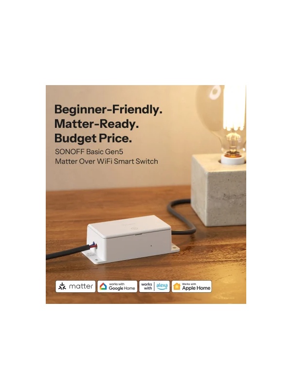 SONOFF Basic 1GS - Wi-Fi Smart Relais für die Automatisierung von Beleuchtung und Geräten - Img 5