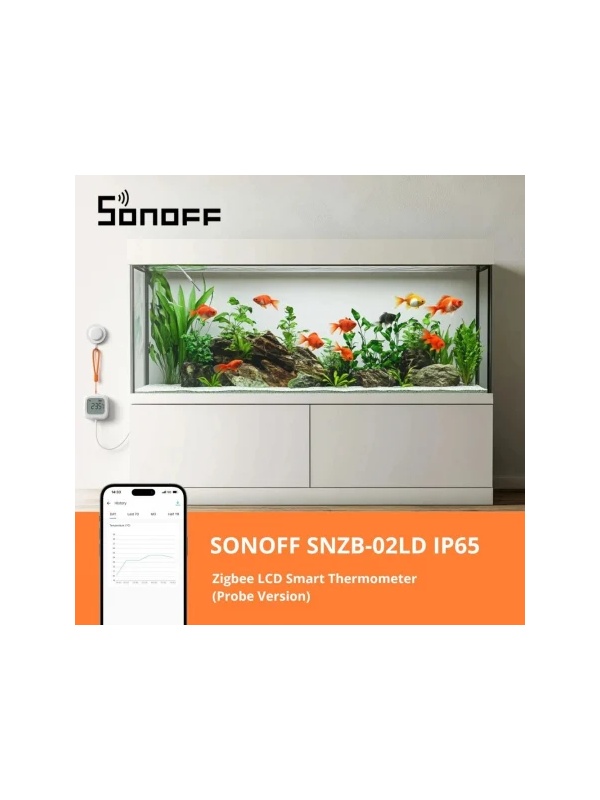 Temperatur- und Feuchtigkeitssensor Sonoff SNZB-02LD, Zigbee 3.0 - Img 5