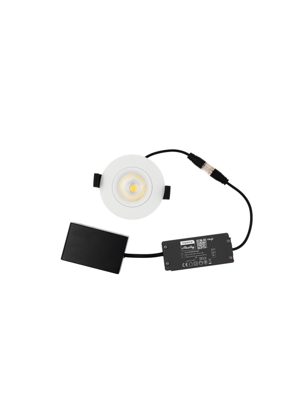 LightSolutions Hilux DS8 White – Spot LED Incastrat, Design Minimalist, Performanță Ridicată și Finisaj Alb Mat - Img 4