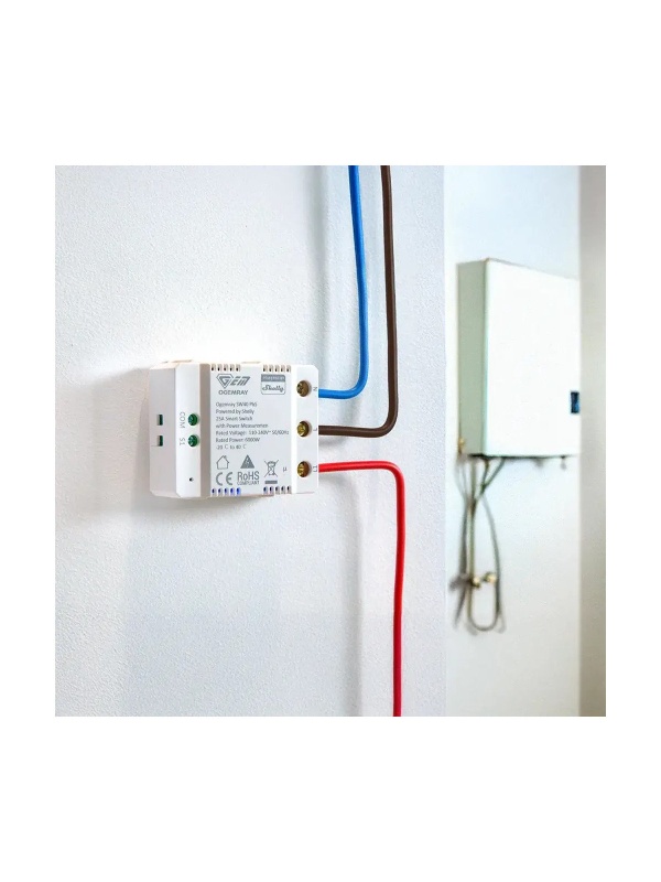 Ogemray Smart Relay 25A - Intelligente Steuerung für große Verbraucher mit allen Shelly-Funktionen - Img 5