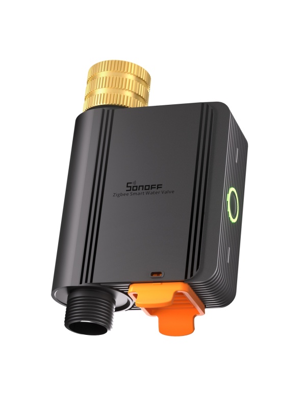 Resigilat Electrovalvă Inteligentă pentru Irigații Sonoff Hydro One BSP (SWV-ZFE-BSP) – Conectivitate Zigbee 3.0, Racord Intrare din Alamă (BSP), Măsurare Debitul Apei, Protecție IP65 - Img 4