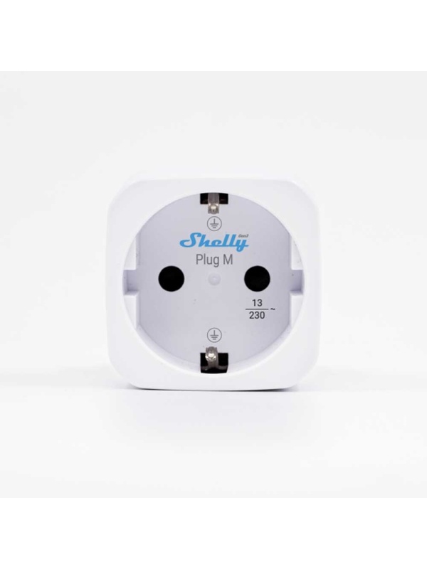 Resigilat Shelly Plug M Gen3 (Pachet 4 prize)– Priză Inteligentă Wi-Fi și Bluetooth, Monitorizare Energie, Procesor Shelly chip, Control Local și Automatizări, 16A - Img 2