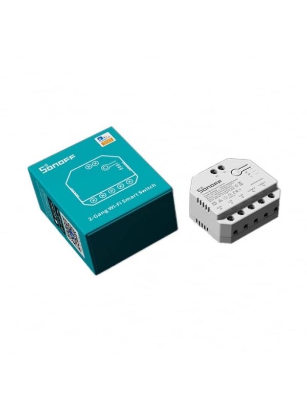 Smart Relay Sonoff Dual R3, Wireless, 2 channels, White - Img 2