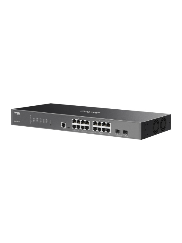 Switch TP-Link Omada SG3218XP-M2, 16 ports 2.5G (8 PoE+), 2 slots 10G SFP+, PoE budget 240W - Img 4