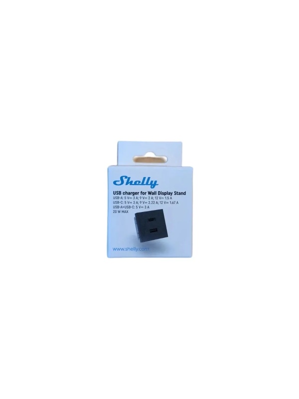 USB-Adapter für Shelly Wall Display Stand Schwarz - Img 3