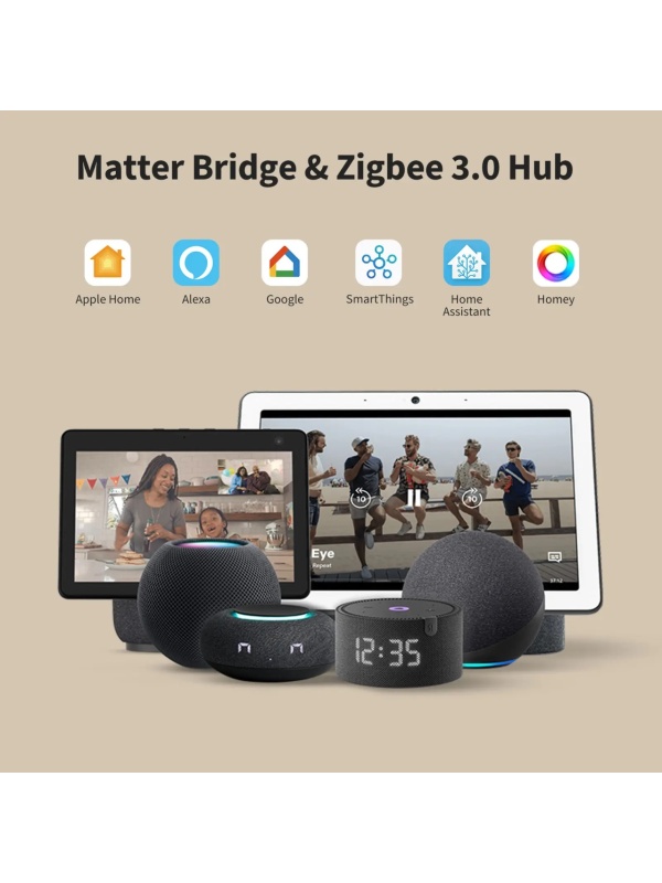 Aqara Panel Hub S1 Plus EU – Panou Smart cu Ecran Tactil 6.9", Comutator de Perete, Hub Zigbee și Matter Bridge - Img 10