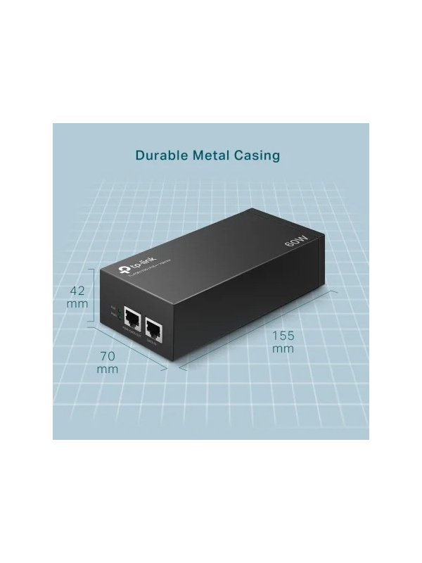 Injector PoE++ Gigabit 60W, TP-LINK TL-PoE170S - Img 4