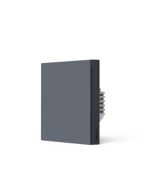 Intrerupator inteligent Aqara H1, NU necesita NUL, un canal, Zigbee, Gri (WS-EUK01-G) - Img 2