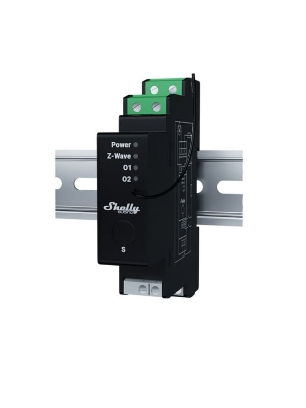 Open box Roller shutter / blind control module Shelly Qubino Wave Pro Shutter, Z-Wave - Img 2