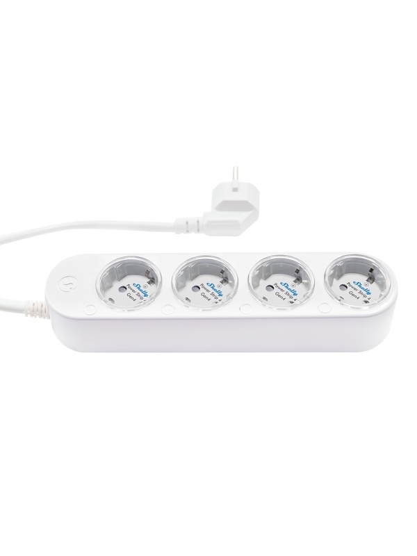 Prelungitor inteligent cu 4 prize și măsurare consum-Shelly Power Strip 4 Gen4 Alb - Img 6