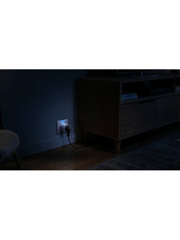 Resigilat Aqara Power Plug H2 (EU, RGB) – Priză Inteligentă 16A, Protocol Thread &amp; Zigbee 3.0, Măsurare Consum Energy, Inel LED RGB Customizabil, Compatibil Nativ Matter &amp; Apple Home - Img 6