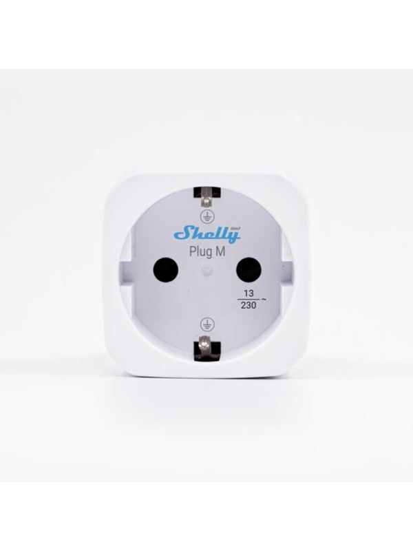 Shelly Plug M Gen3 (Pack of 2 sockets) – Smart Wi-Fi and Bluetooth socket, energy monitoring, Shelly chip processor, local control and automations, 16A - Img 2