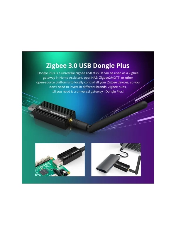 Sonoff ZBDongle-E – Adaptor USB Universal Zigbee 3.0 pentru Integrare Smart Home - Img 5