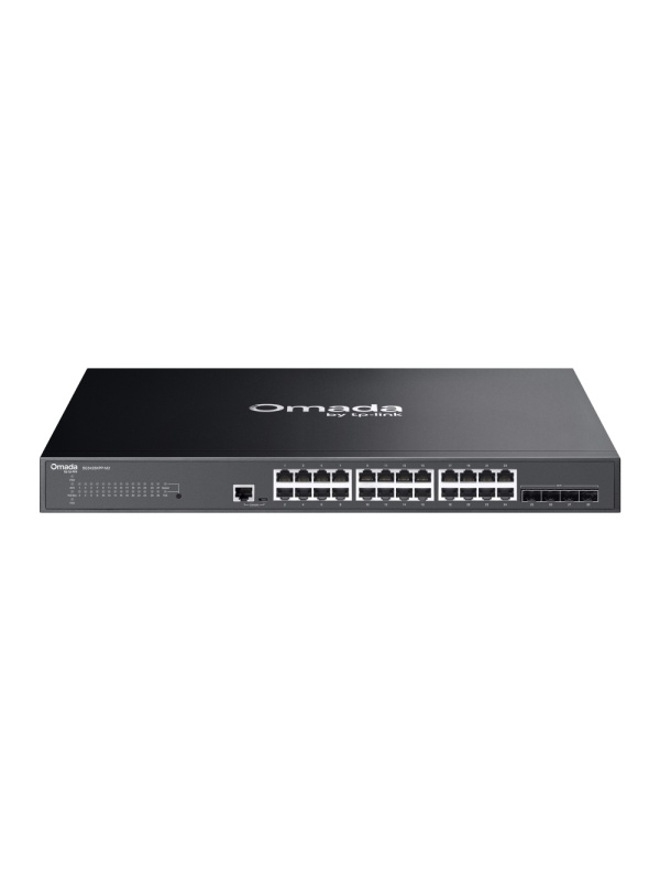 Switch TP-Link Omada SG3428XPP-M2, 24 porte 2,5G (16 PoE+ + 8 PoE++), 4 slot SFP+ 10G, potenza PoE 500 W - Img 2