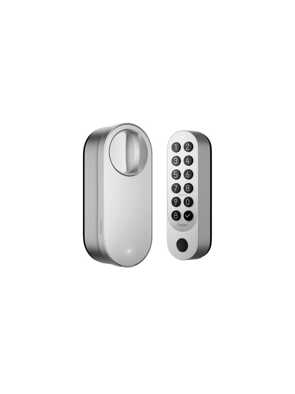 Resigilat Încuietoare / Yală inteligentă Aqara U200 Kit, Silver, Apple HomeKit, Matter - Img 2