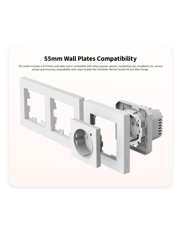 Resigilat Priza inteligenta incastrabila Aqara Wall Outlet H2, Zigbee - Img 4