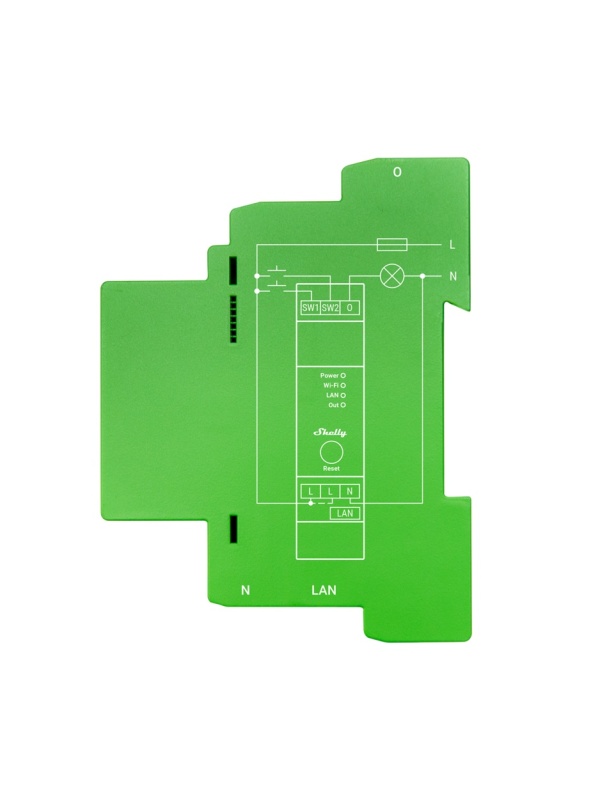 Resigilat Releu inteligent Shelly PRO Dimmer 1PM, 1 canal, monitorizare consum, functie de dimming - Img 4