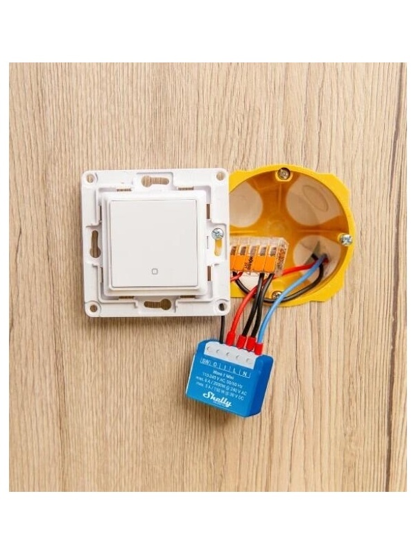 Resigilat Releu inteligent Shelly Qubino Wave 1 Mini, 1 canal, 8A, Z-Wave, contact uscat, Z-Wave - Img 4