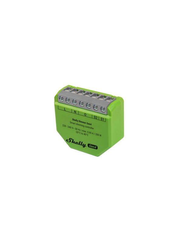 Resigilat Shelly Dimmer Gen4 – Variator Inteligent de Tensiune, Wi-Fi și Bluetooth, Chip Shelly G4, Fără fir de Nul - Img 2