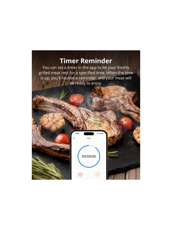 Resigilat Termometru Inteligent pentru Carne Sonoff BMT01 - Img 2