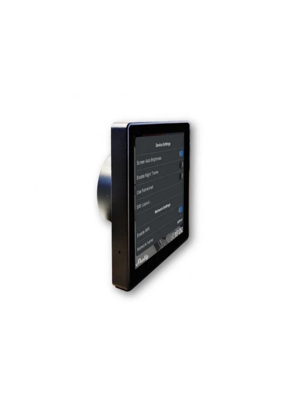Smart Switch with touchscreen Shelly Wall Display, Wi-FI, Black Bluethooth - Img 2