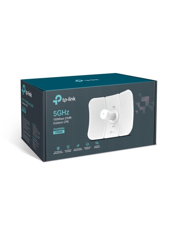 TP-Link Omada CPE605 – Acces Point de Exterior 5GHz 150Mbps, Antenă High-Gain 23dBi, Transmisie 20km+ - Img 2