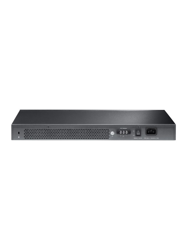 TP-Link Omada TL-SG3428X-UPS – Switch Managed L2+ cu 24 Porturi Gigabit, 4 Sloturi 10G SFP+ și Sursă UPS Integrată - Img 3