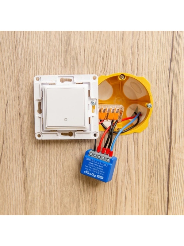 Resigilat Pachet 2x Shelly 1 Mini Gen4 – Releu inteligent WiFi, Zigbee, Matter, Bluetooth - Img 4