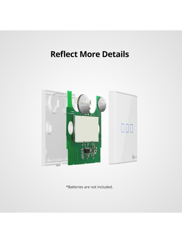 Resigilat SONOFF T2EU3C-RF – Intrerupator inteligent tactil cu radiofrecventa, 3 canale - Img 3
