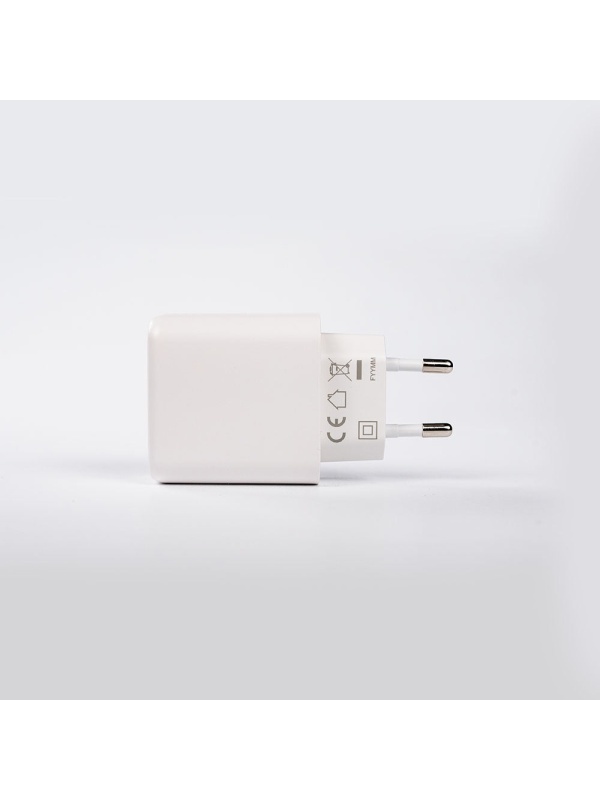 Smart charger Shelly GaN 65W white - USB-C and USB-A, Power Delivery, EU plug, for laptops, phones and Shelly devices - Img 4