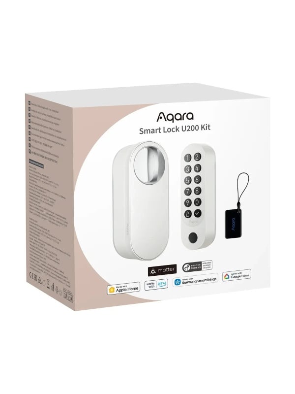 Smart lock Aqara U200 Kit, White, Apple HomeKit, Matter - Img 2
