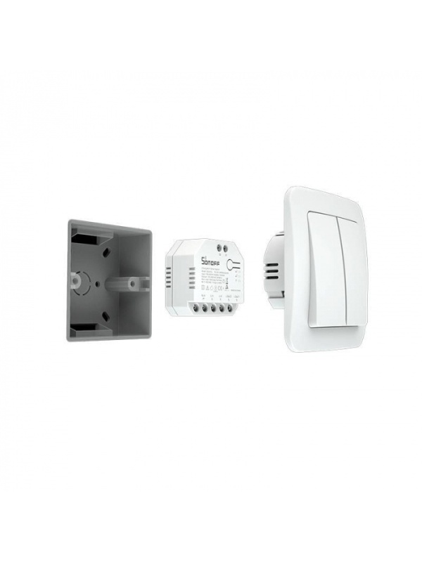 Smart Relay Sonoff Dual R3, Wireless, 2 channels, White - Img 3
