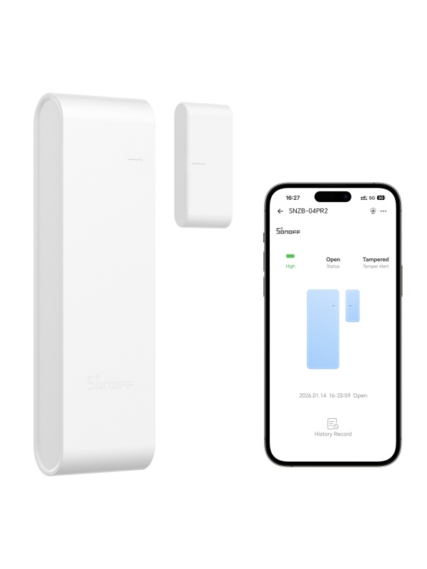 Sonoff SNZB-04PR2 Zigbee 3.0 – Senzor Inteligent de Contact pentru Uși și Ferestre, Notificări în Timp Real și Automatizări Avansate - Img 4