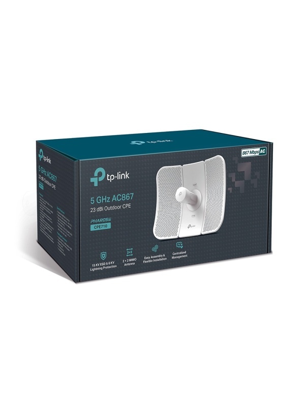 TP-Link Omada CPE710 – Acces Point de Exterior 5GHz AC867, Antenă High-Gain 23dBi, Transmisie 30km+ - Img 3