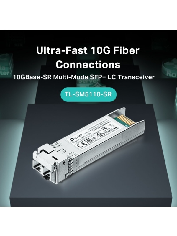 TP-Link Omada SM5110-SR (8-pack) – Set 8 Module Transceiver SFP+ 10G Base-SR, Multi-Mode, LC Duplex - Img 3