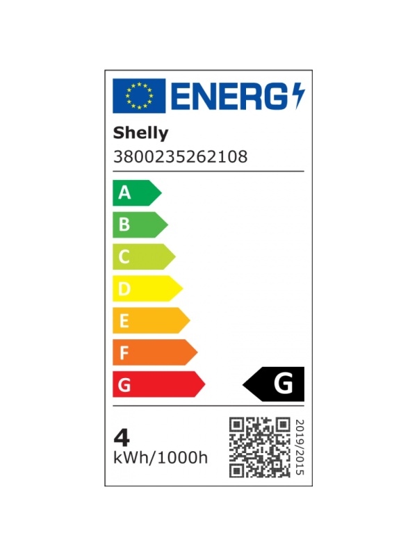 Bec inteligent Shelly Vintage G125, Dimmer, Wi-Fi, E27, 4W, 260 LM, control aplicatie, compatibil Amazon Alexa si Google Assistant - Img 5